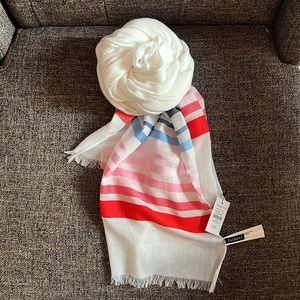 Talbots rayon and cotton scarf
